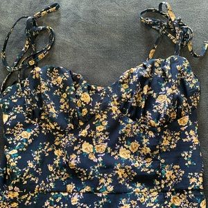 Shein, Yellow flower dress, M